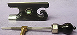 English Black Ox horn Bow Frog